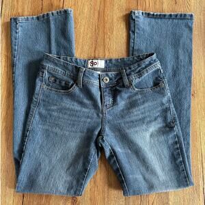 Vtg So Medium Wash Low Rise Jeans Size 9